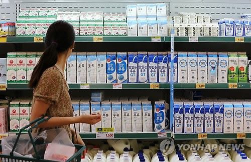 韩国乳制品企业宣布上调牛奶产品价格 图片来源 韩联社